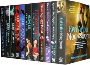 Keri Arthur Collection: Moon Sworn, Dancing With The Devil, Full Moon Rising, Kissing Sin, Circle Of Death, Circle Of Fire, Beneath A Darkening Moon, Beneath A Rising Moon, Generation 18