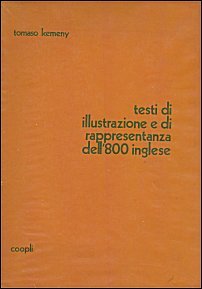 Testi di illustrazione e di rappresentanza dell'800 inglese