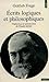 Ecrits logiques et philosop...