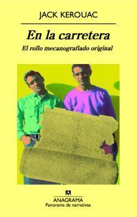 Portada de En la carretera (el rollo mecanografiado original), de Jack Kerouac