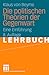 Die politischen Theorien der Gegenwart: Eine Einführung