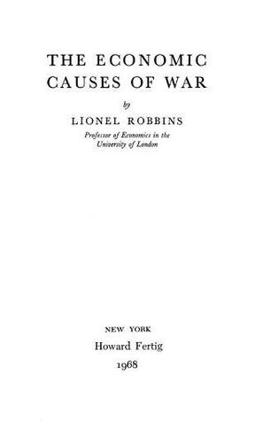 The Economic Causes of War
