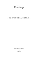 Findings (Hardcover)