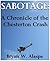 Sabotage:  A Chronicle of the Chesterton Crash