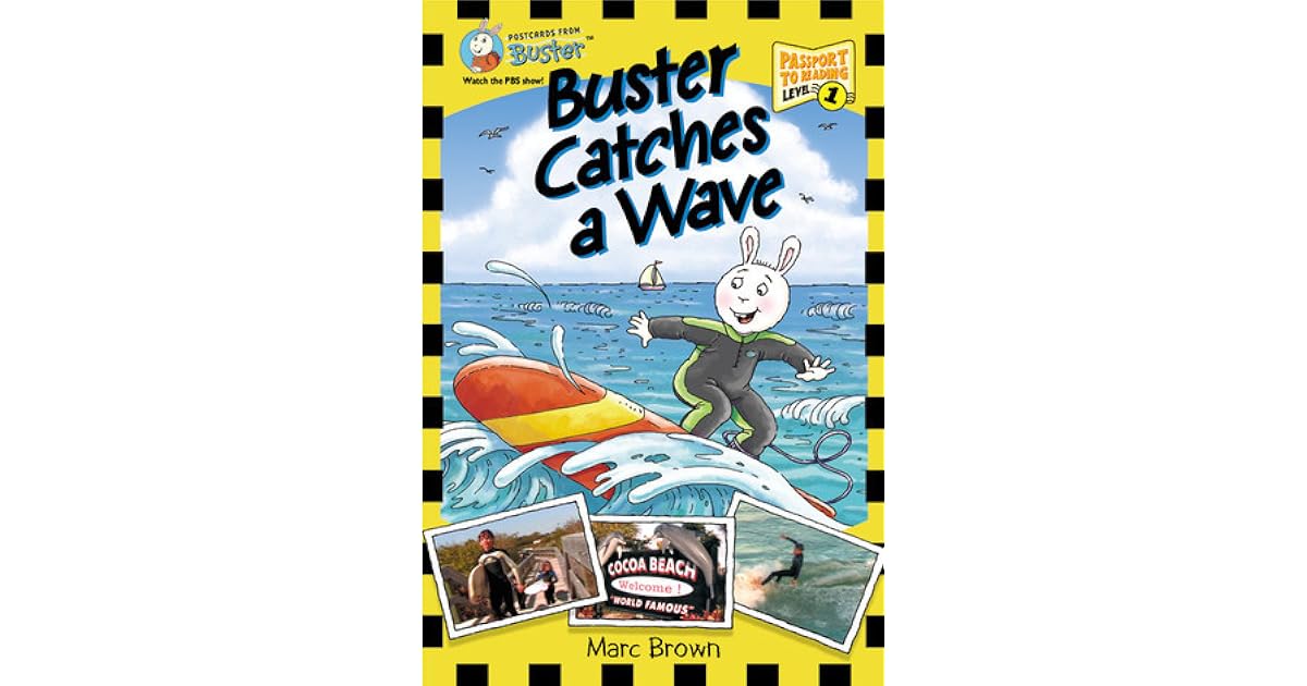 Postcards From Buster Buster Catches a Wave (L1) by Marc Brown