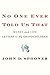 No One Ever Told Us That by John D. Spooner