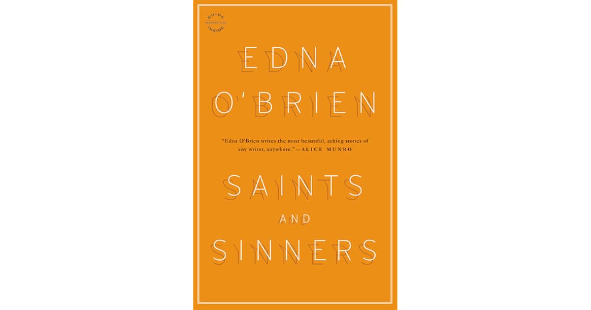 Saints And Sinners Stories By Edna O Brien