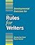 Developmental Exercises for Rules for Writers by Diana Hacker