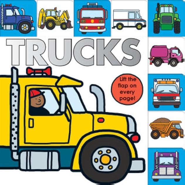 Lift-the-Flap Tab: Trucks (Lift-the-Flap Tab Books)
