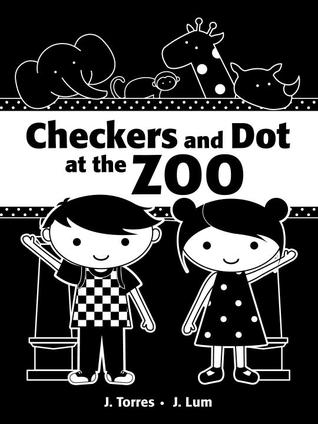 Checkers and Dot at the Zoo (Board Book)