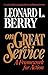 On Great Service: A Framework for Action