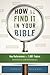 How to Find It in Your Bible: Key References for 1,001 Topics Both Biblical and Contemporary