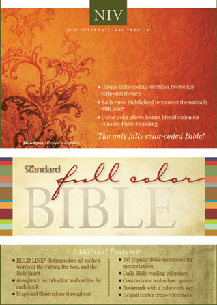 Holy Bible: New International Version Full Color, Brown/Chestnut, Duo-tone