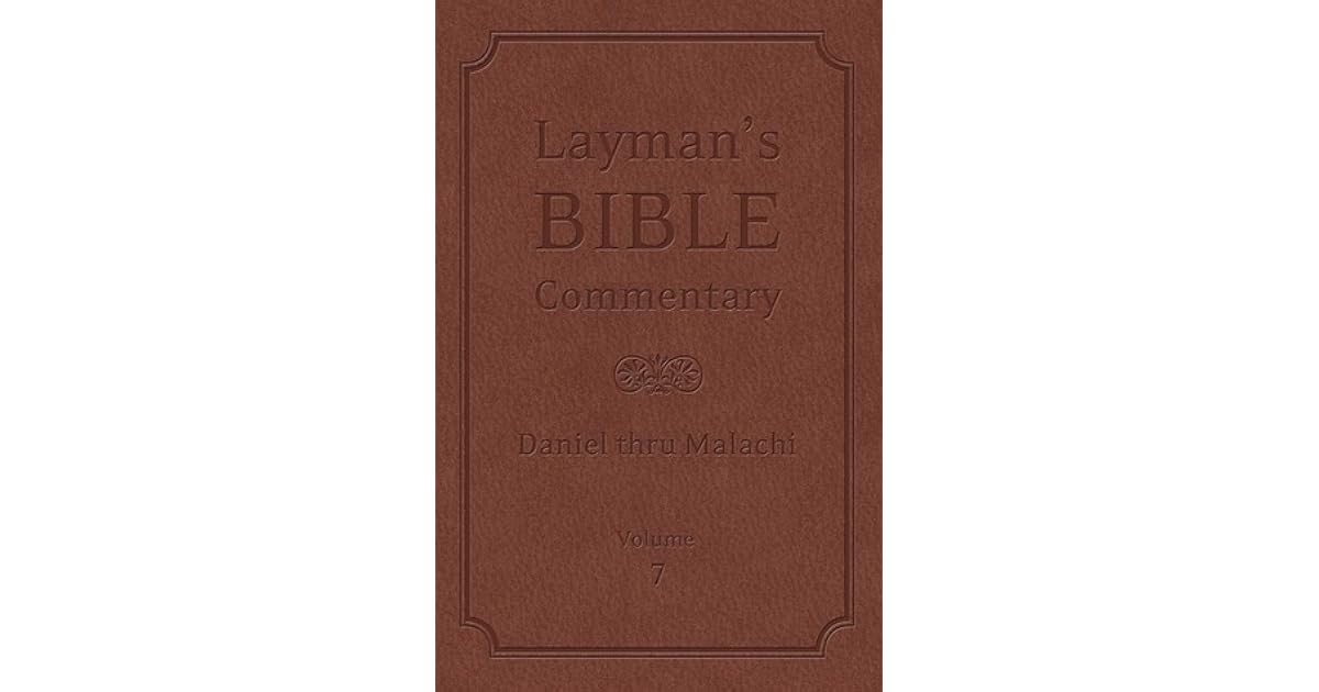 Layman's Bible Commentary Vol. 7 Daniel thru Malachi by Tremper