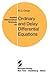 Ordinary and Delay Differen...