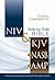 NIV, KJV, NASB, Amplified, Classic Comparative Parallel Bible, Hardcover: The World’s Bestselling Bible Paired with Three Classic Versions