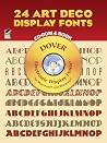 24 Art Deco Display Fonts CD-ROM