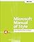 Microsoft Manual of Style
