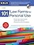 101 Law Forms for Personal Use (Book & CD-Rom)