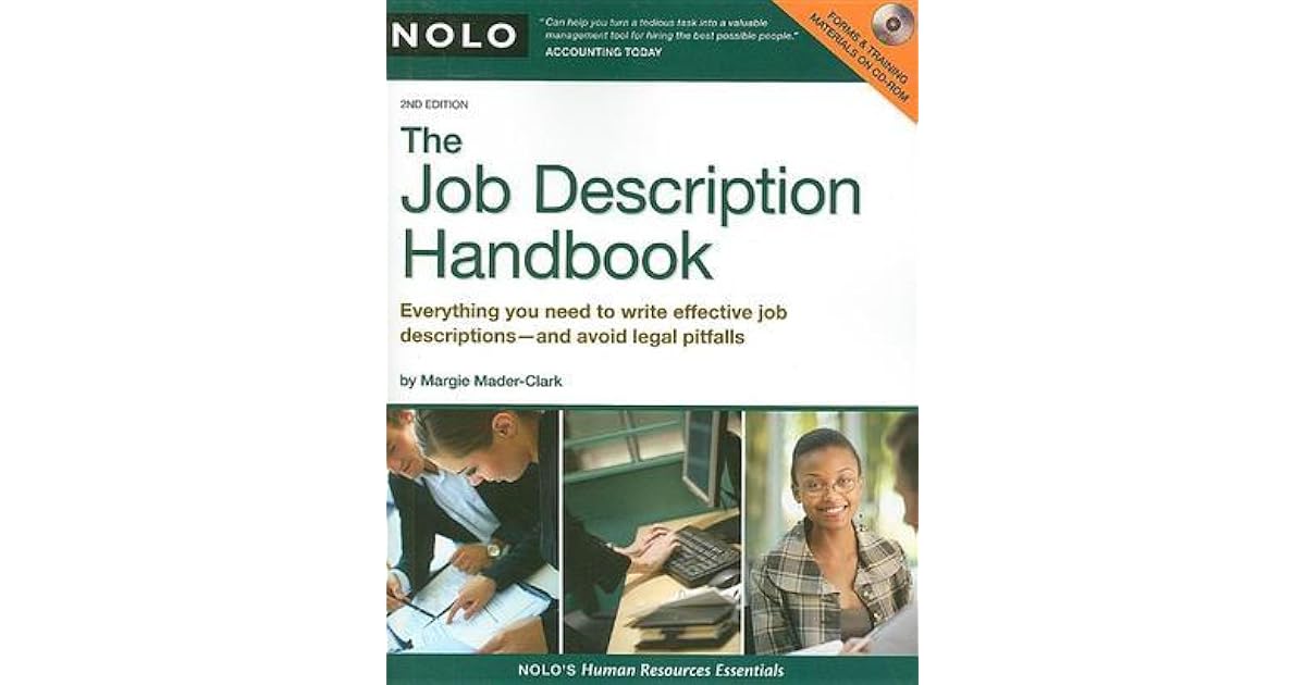 The Job Description Handbook by Margie Maderclark
