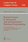 Research Issues in Structured and Semistructured Database Programming: 7th International Workshop on Database Programming Languages, DBPL'99 Kinloch ... (Lecture Notes in Computer Science, 1949) Research Issues in Structured and Semistructured Database Programming: 7th International Workshop on Database Programming Languages, DBPL'99 Kinloch ... (Lecture Notes in Computer Science, 1949)