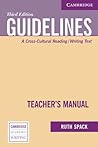 Guidelines Teacher's Manual: A Cross-Cultural Reading/Writing Text (Cambridge Academic Writing Collection)