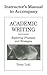 Academic Writing Instructor's Manual: Exploring Processes and Strategies