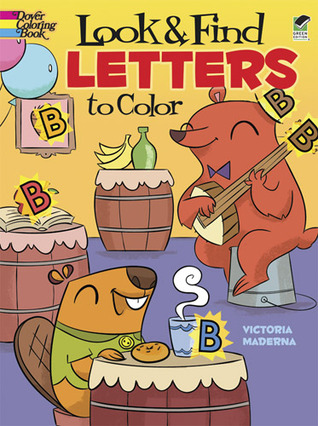 Look & Find Letters to Color (Dover Alphabet Coloring Books)
