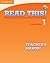 Read This! Level 1 Teacher's Manual with Audio CD: Fascinating Stories from the Content Areas