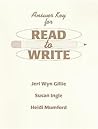 Answer Key Read to Write Answer Key Read to Write
