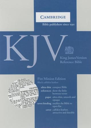 KJV Pitt Minion Reference Bible Black Calfskin Leather KJ187