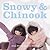 Snowy and Chinook by Robin  Mitchell
