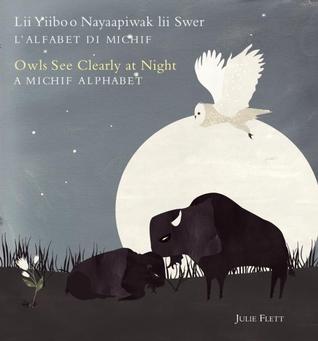 Lii Yiiboo Nayaapiwak lii Swer: L'alfabet di Michif / Owls See Clearly at Night: A Michif Alphabet (Hardcover)