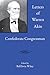 Letters of Warren Akin: Confederate Congressman