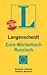 Langenscheidt Euro-Wörterbuch Russisch
