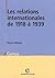 Les Relations internationales de 1918 à 1939