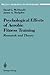 The Psychological Effects of Aerobic Fitness Training: Research and Theory (Recent Research in Psychology)