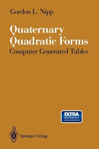 Quaternary Quadratic Forms: Computer Generated Tables