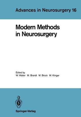 Modern Methods in Neurosurgery (Advances in Neurosurgery, 16)