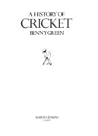 A history of cricket