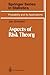 Aspects of Risk Theory (Springer Series in Statistics)