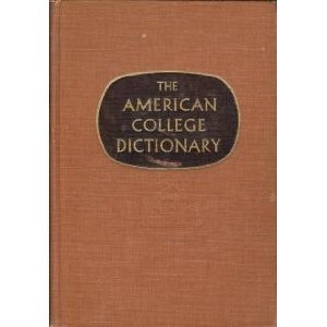 The American College Dictionary (Hardcover)