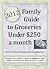 2012 Family Guide to Groceries under $250 a Month by Melissa "Liss" Burnell