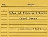 Index of Placebo Effects by Carol Guess