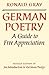 German Poetry: A Guide to Free Appreciation