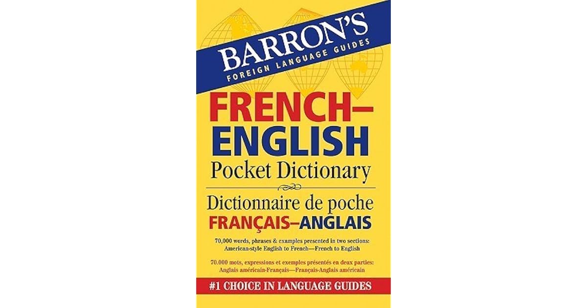 Barron's FrenchEnglish Pocket Dictionary Dictionnaire de Poche