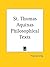 St. Thomas Aquinas Philosophical Texts by Thomas Gilby