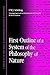First Outline of a System of the Philosophy of Nature (Contemporary Contin Philosophy)