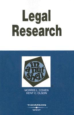 Legal Research in a Nutshell (Nutshell Series)