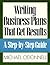 Writing Business Plans That Get Results